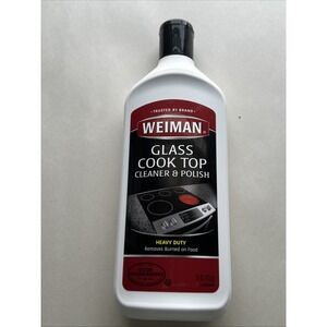 Weiman Ceramic/Glass Cooktop Cleaner & Polish Heavy Duty For Stove Top 15 oz New